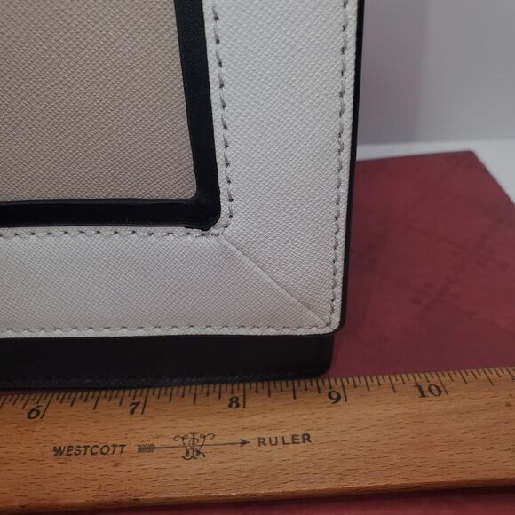 Kate Spade Cameron Crossbody Spectator Beige Cream Black 9 X 6.5 Inch Designer - Picture 13 of 16